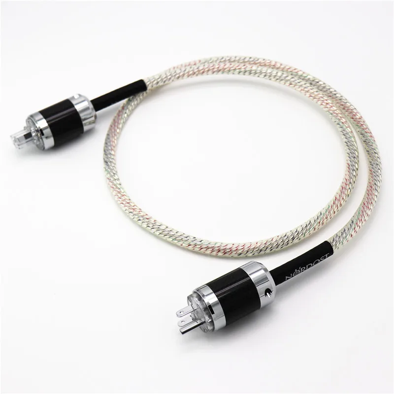 Valhalla 7N silver plated OCC Hifi power cable with 9 cores 16AWG for carbon fiber EU /US /AU plug