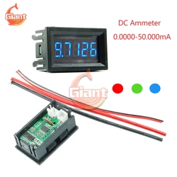 New DC4-30V 0.36 inch LED 50.000mA 50mA 5 Digits DC Ammeter Digital Current Panel Meter 12V Amp Tester Detector Built-in Shunt