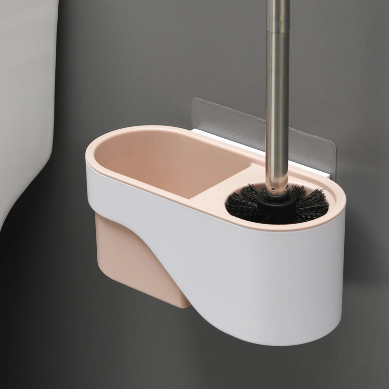 Juego de portaescobillas de inodoro ABS, accesorios de limpieza para el baño, Wc, colgante de pared para el hogar