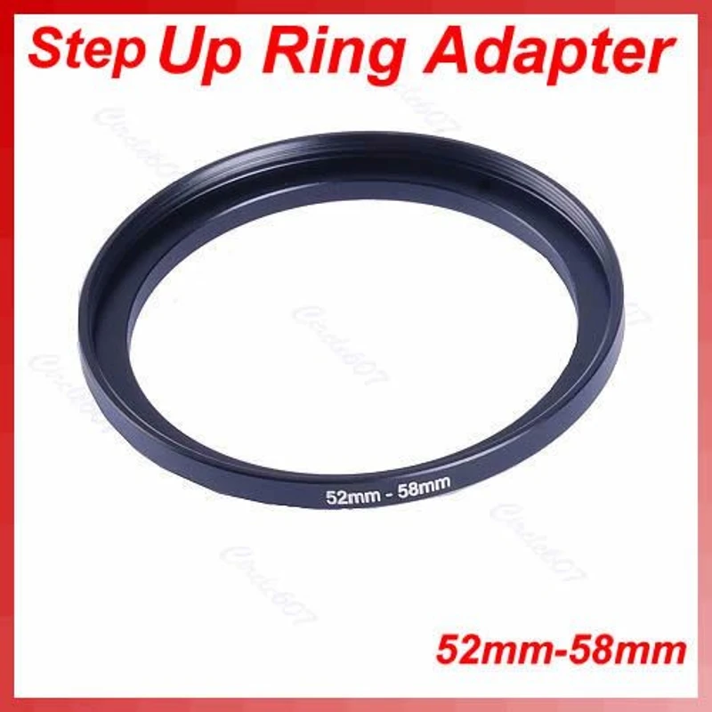 1Pc Logam 52Mm-58Mm 46Mm-52Mm 52Mm-55Mm 58 Mm-67Mm Step Up Filter Lensa Cincin Adaptor 52-58 Mm 52 untuk 58 Melangkah