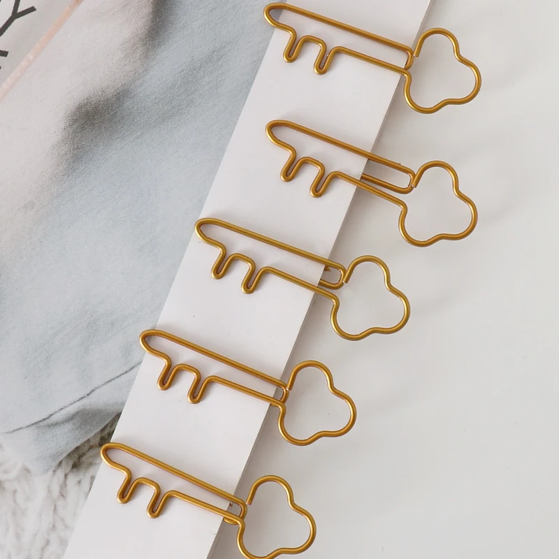 

TUTU 8 шт./лот креативная кавайная металлическая зажим для бумаги в форме ключа Закладка канцелярские принадлежности для школы офиса Escolar Papelaria H0415