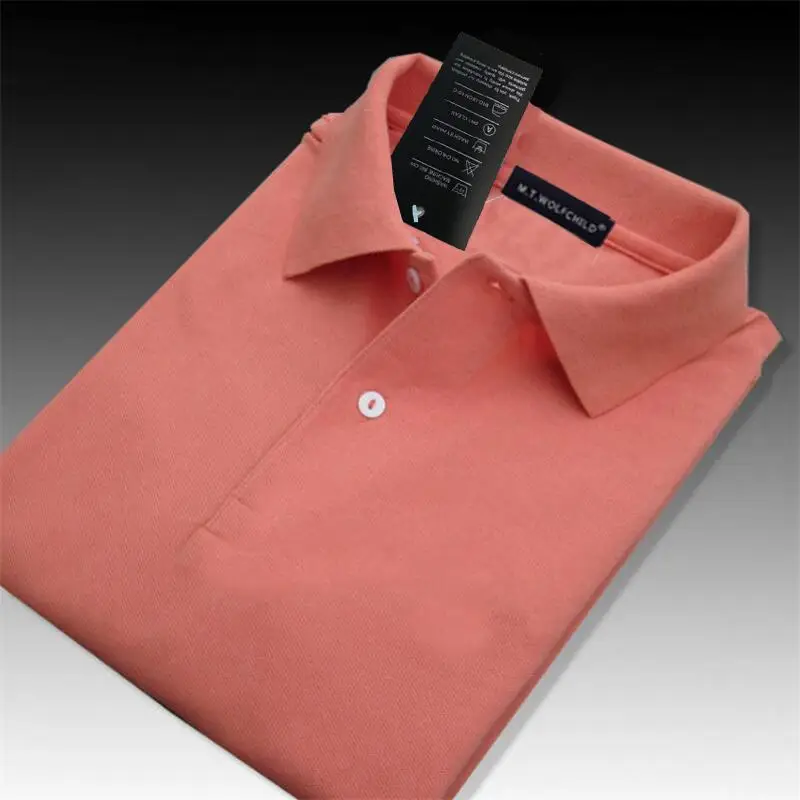 Polo de manga corta para hombre, Camiseta de algodón 100% de alta calidad, informal, lisa, a la moda, Tops deportivos para verano, XS-5XL