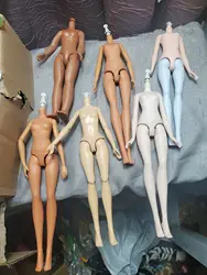 Original Hasbro toys Barbi female body doll model DIY accessories All sorts of color skin