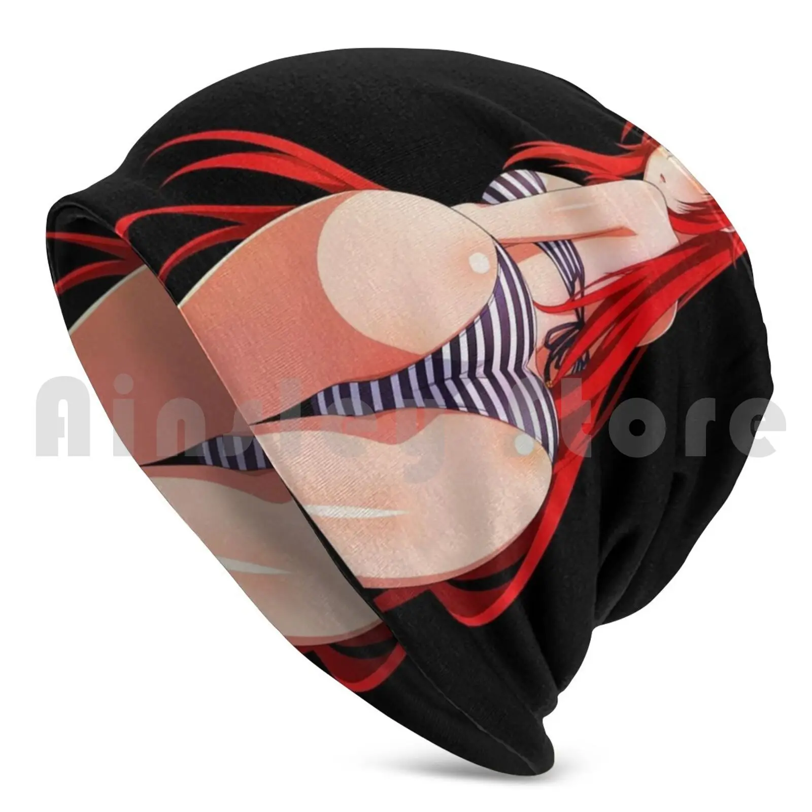 Rias Gremory Lewd Ass | High School Dxd Beanies Knit Hat Hip Hop Rias Gremory Highschool Dxd High School Dxd Rias