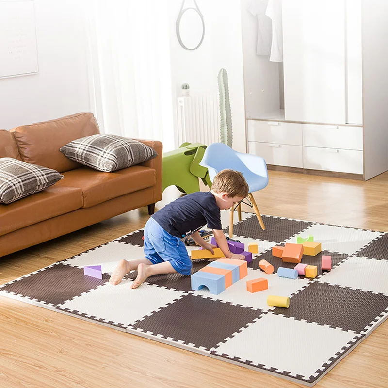 Oligpolymères de jeu pour bébé, puzzle pour enfants, développement, doux, tapis, sécurité, 10 pièces/lot