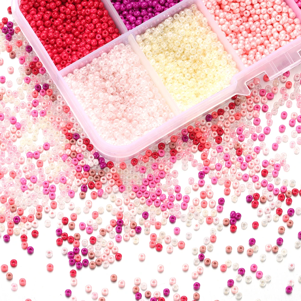 14000pcs Czech Glass Seed Beads Belt Box Set Charm Beading For DIY Earring Bracelet Necklace Jewelry Making Accessories Kits image 4
