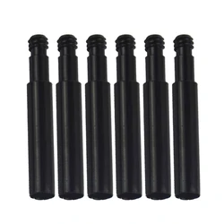 6pcs Racing Cycling Presta Valve Extension Black Bicycle Wheel Aluminium Valve Extender Black Bicycle Accessories