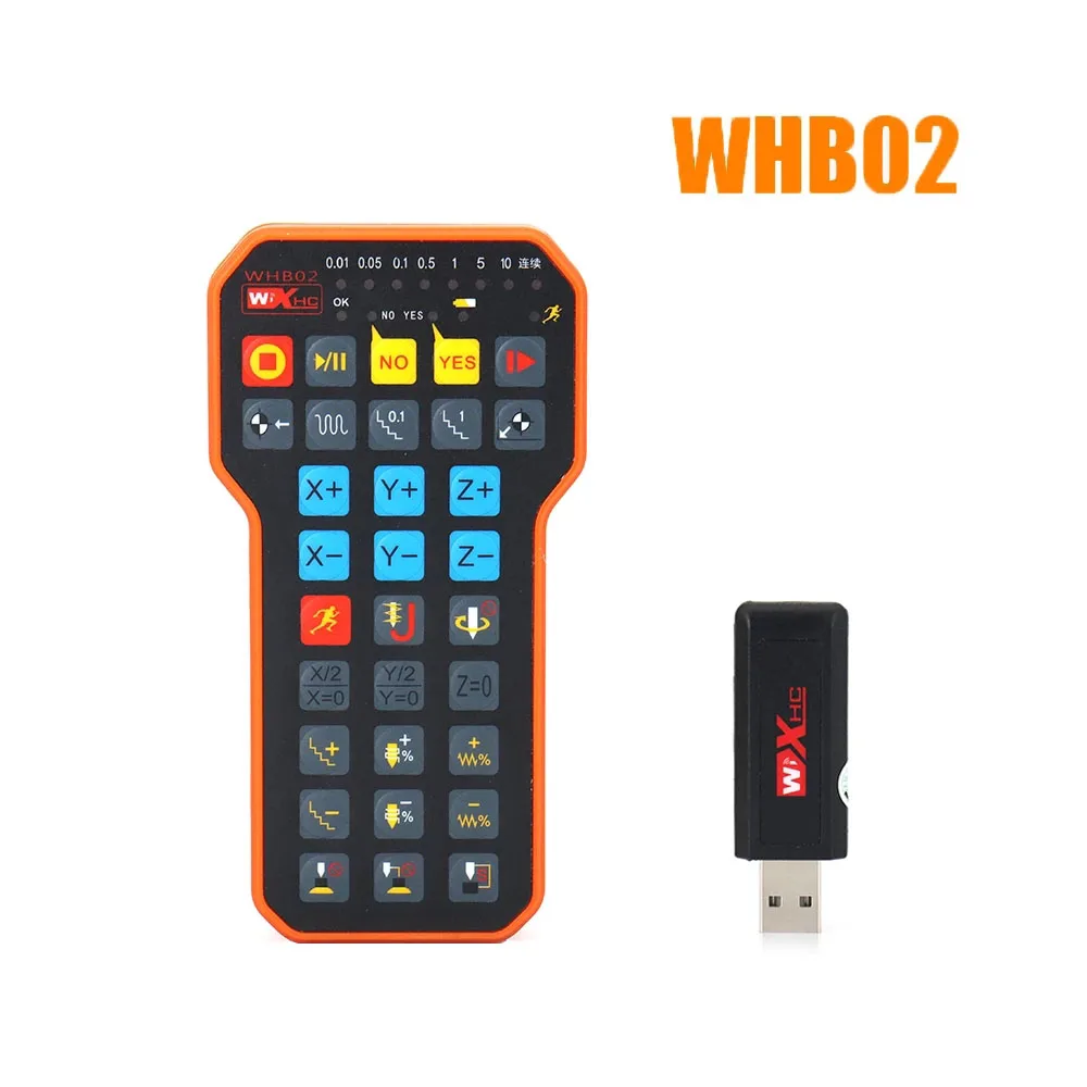 

NC Studio USB беспроводная ручка дистанционного управления WHB02 Weihong DSP ручка управления ЧПУ маршрутизатор для ЧПУ