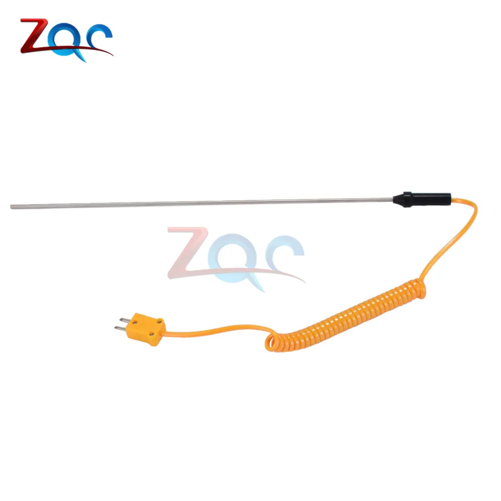 K-Type K Type Thermocouple Probe Sensor 10cm/30cm/50cm Temperature Controller -50C to 1200℃ with Cable For Digital Thermometer