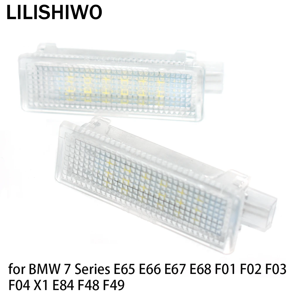 

LILISHIWO Courtesy ​Footwell Door Luggage Trunk Light Lamp for BMW 7 Series E65 E66 E67 E68 F01 F02 F03 F04 X1 E84 F48 F49