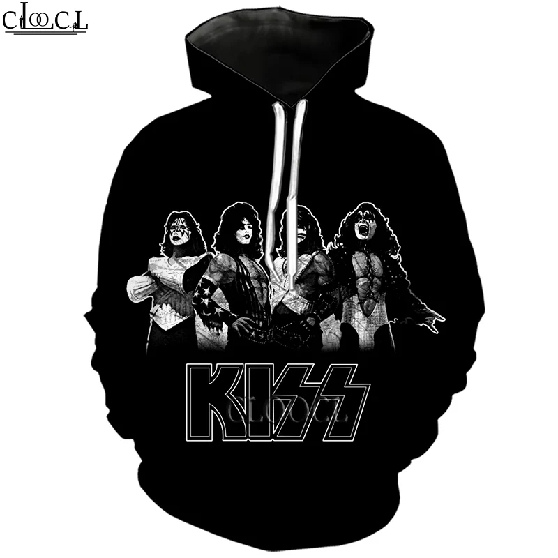 

CLOOCL Newest Rock Singer KISS Band 3D Print Men Women Casual Autumn Harajuku Fashion Tracksuit Hot Selling Tops Drop Shipping