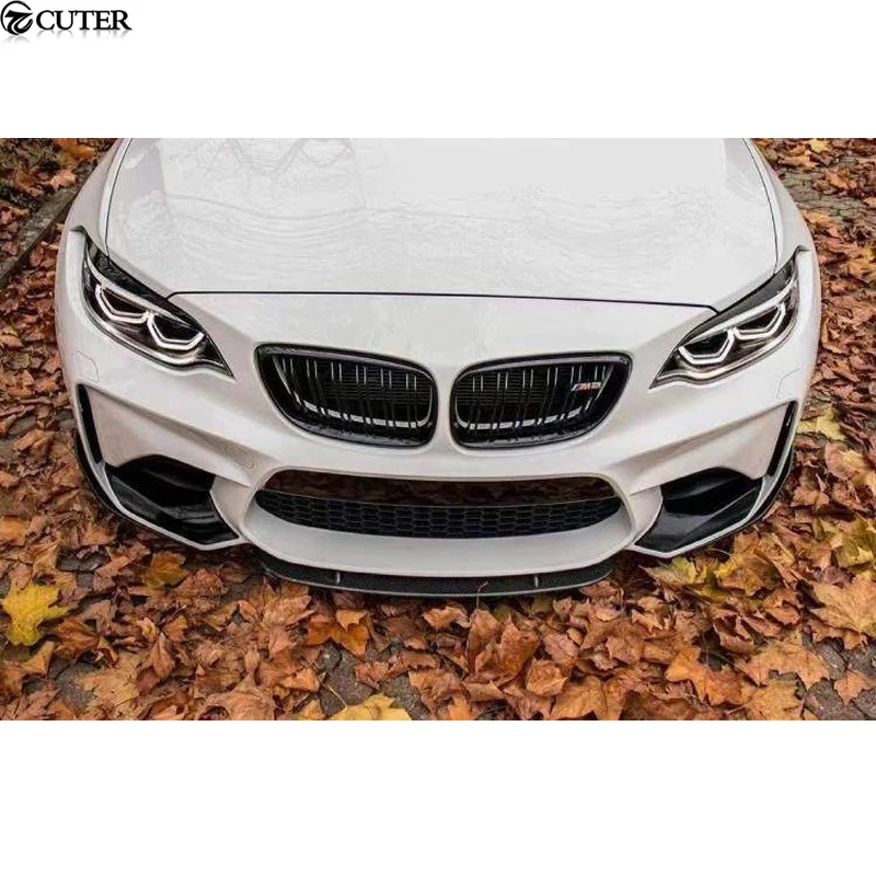 F87 M2 M2C ألياف الكربون Frp المصد الأمامي الشفاه الفاصل لسيارات Bmw F87 M2 تصفيف السيارة