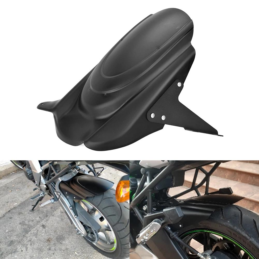 Black For KAWASAKI Versys 650 KLE650 2014-2020 Mudguard Motorcycle Rear Wheel Fender Cover Splash Guard