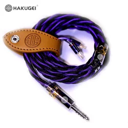 FENGRU HAKUGEI Purple Dragon Three Element Mix 4 Share 2Pin 0.78mm MMCX QDC Connector Earphone Upgrade Cable for KXXS S8