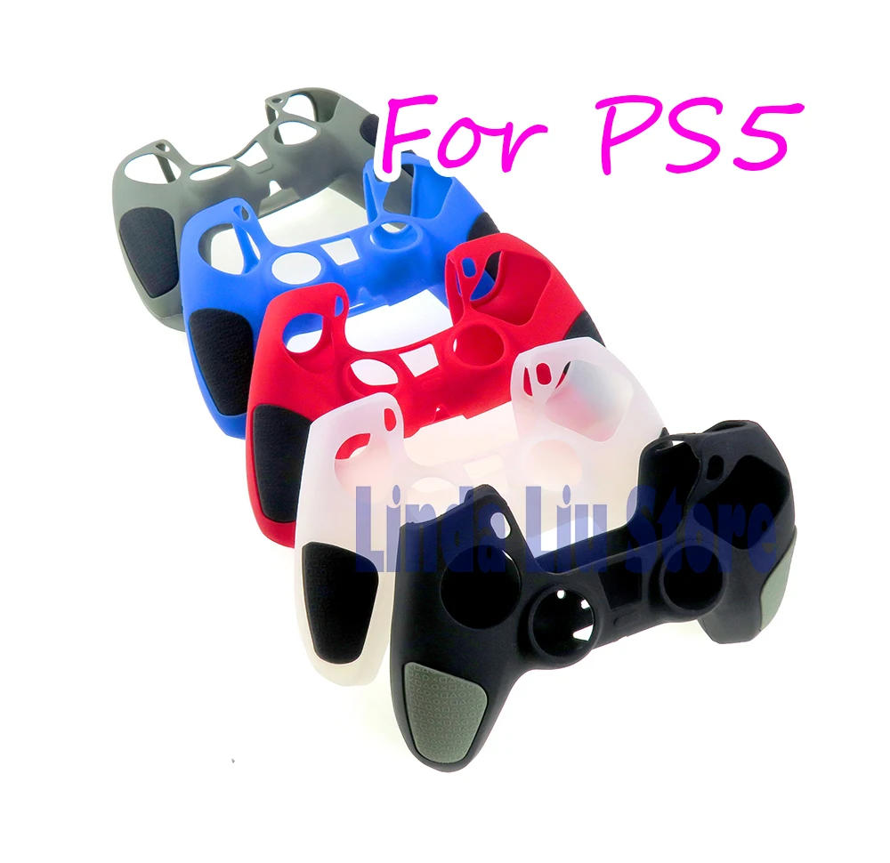 20pcs Thickened Double Colour Silicone Skin Cover for Sony PlayStation 5 PS5 Controller silicone case protection for PS5