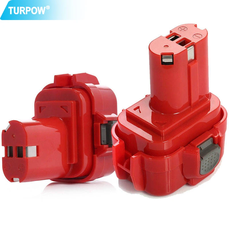 Turpow 3500mAh 9.6V Ni-Mh Ricaricabile Utensili Elettrici Batteria Per Makita PA09 9120 9122 6207D 192595-8,192596-6 utensili Elettrici Batteria