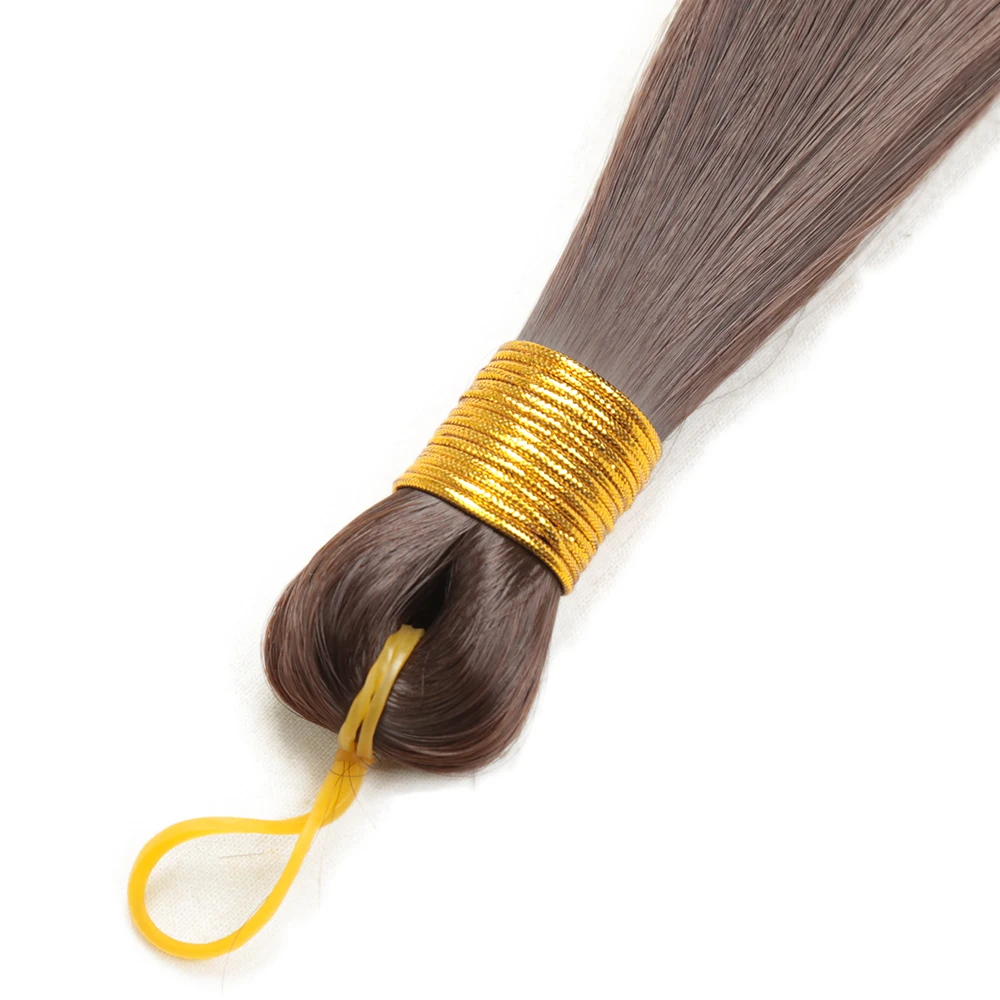 Silky Straight Crochet Hair 20 Inch Synthetic Crochet Braiding Hair Silky Hair Bulk For Braid 150g Soft Hair Extension