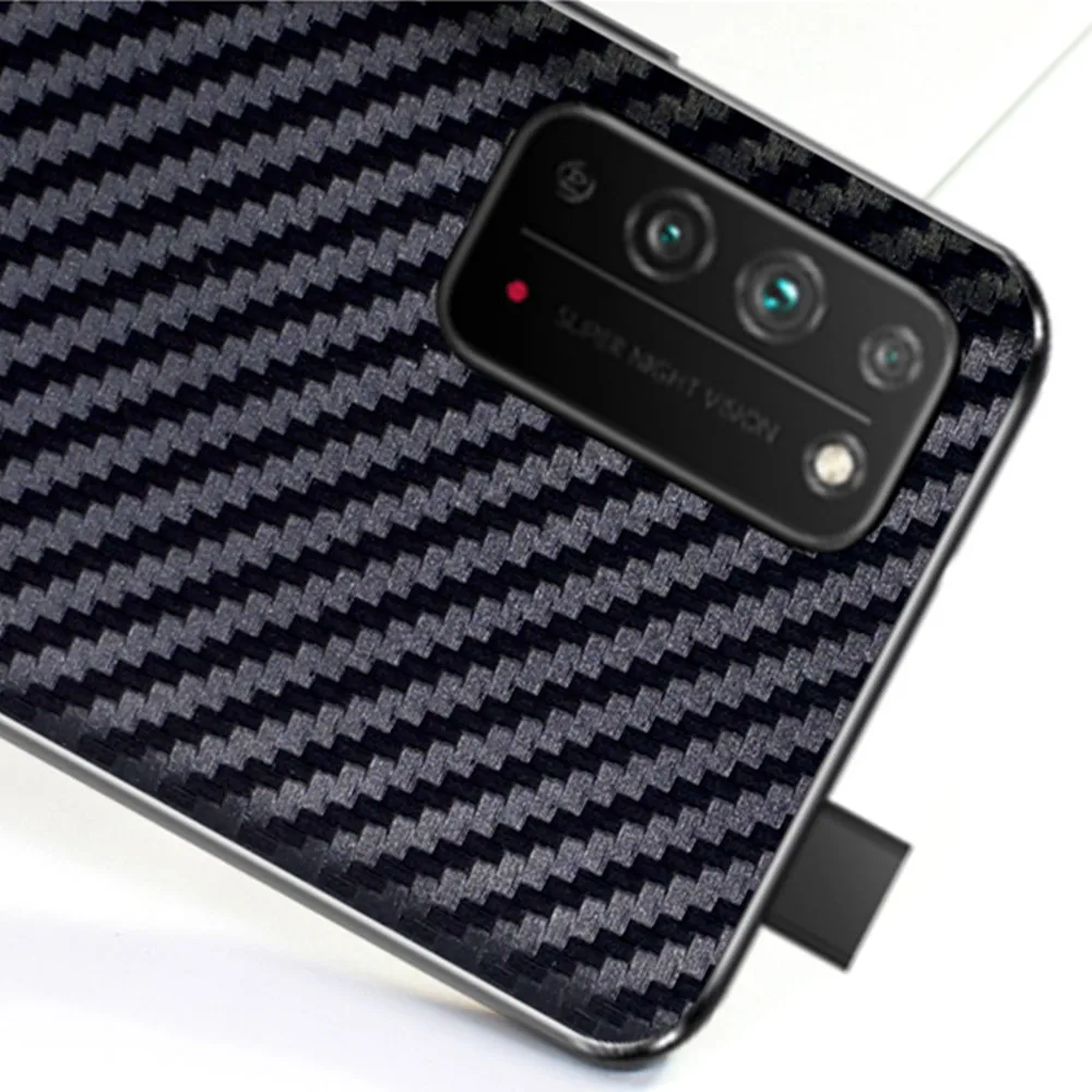 3D Carbon Fiber Film Matte Film For Huawei P60 50 40 30 20 Pro For Huawei P60 P50 P40 P30 P20 Color Change Back Stickers