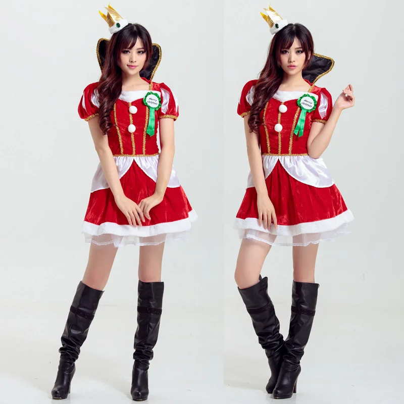 

Christmas Stage Costume Christmas Queen Costume Christmas Eve Bar Performance Dress