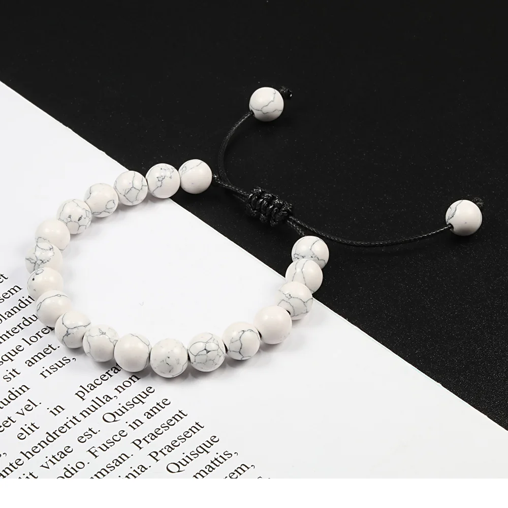 Classic 8MM Tiger Eyes Natural Stone Beads Bracelets for Men Women Bracelet Bangles Braided Rope Handmade Wristband Yoga Jewelry