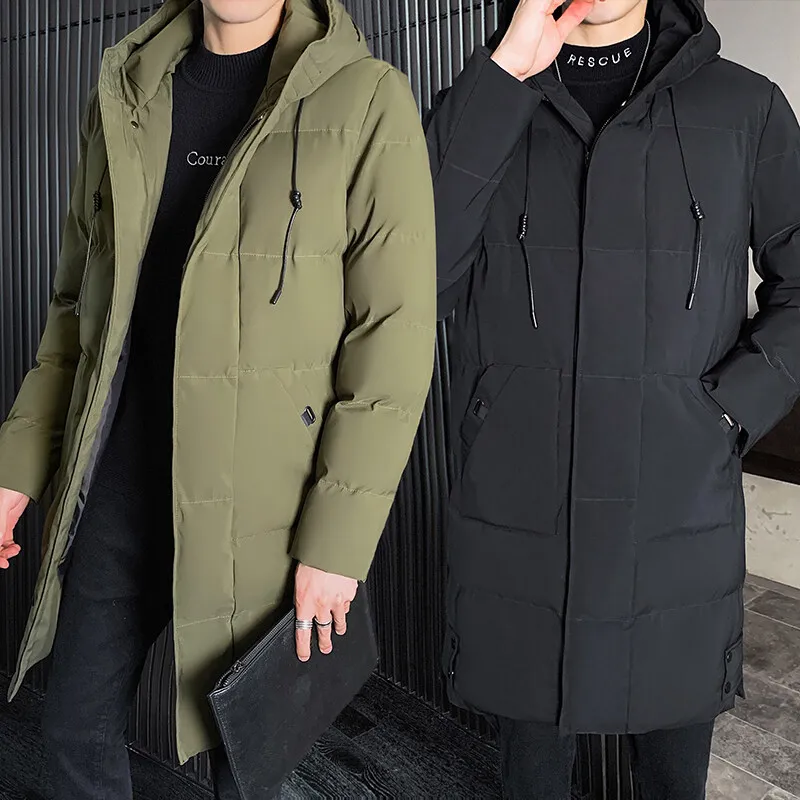 2023 Winter long style men Warm Jacket Coat Casual thicken Parka Male Men's Winter Jackets Warm coat Male size M-7XL,8XL