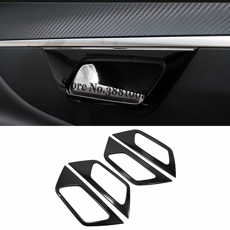 

Stainless For Peugeot 3008 GT 5008 2017-2021 Car Armrest inner door bowl frame panel Cover Trim Styling Accessories 4pcs