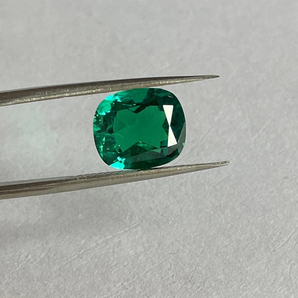 

Meisidian Cushion Cut 10.5x9mm 3.2 Carat Grown Loose Columbian Emerald Stone Price