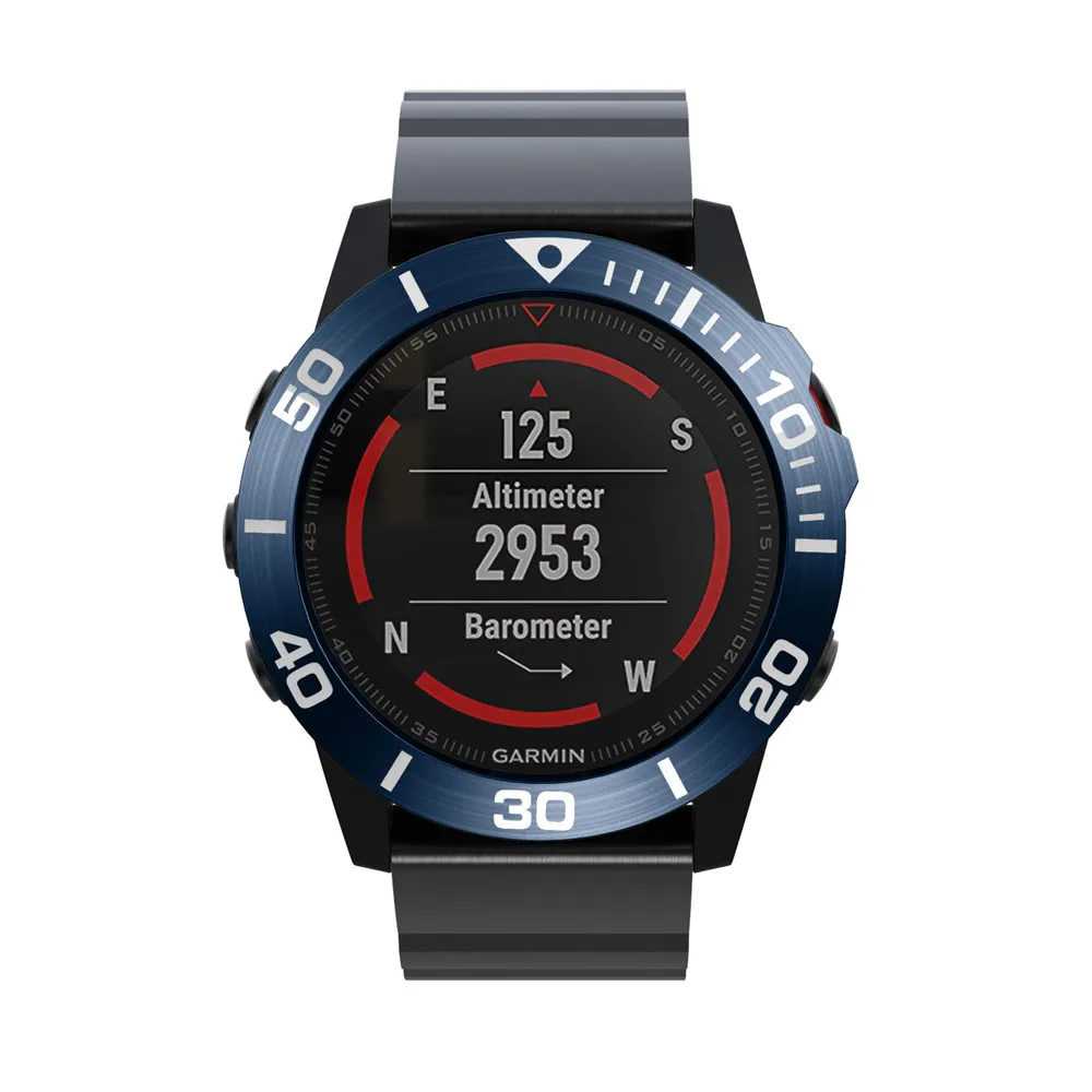 Чехол для смарт-часов Garmin Fenix 5X, 5X Plus, 3, 3HR, из нержавеющей стали, с защитой от царапин
