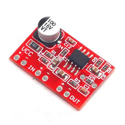 1PCS DC 3.8V-15V AD828 Stereo Dynamic Microphone Preamplifier Board MIC Preamp Module Amplifier Board
