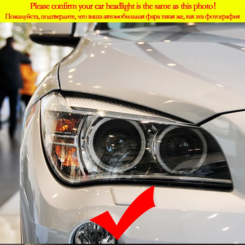 Hight Quality CCFL Angel Eyes Kit Warm White  Ring For BMW X1 E84 2009-2015 Xenon headlight Demon Eye