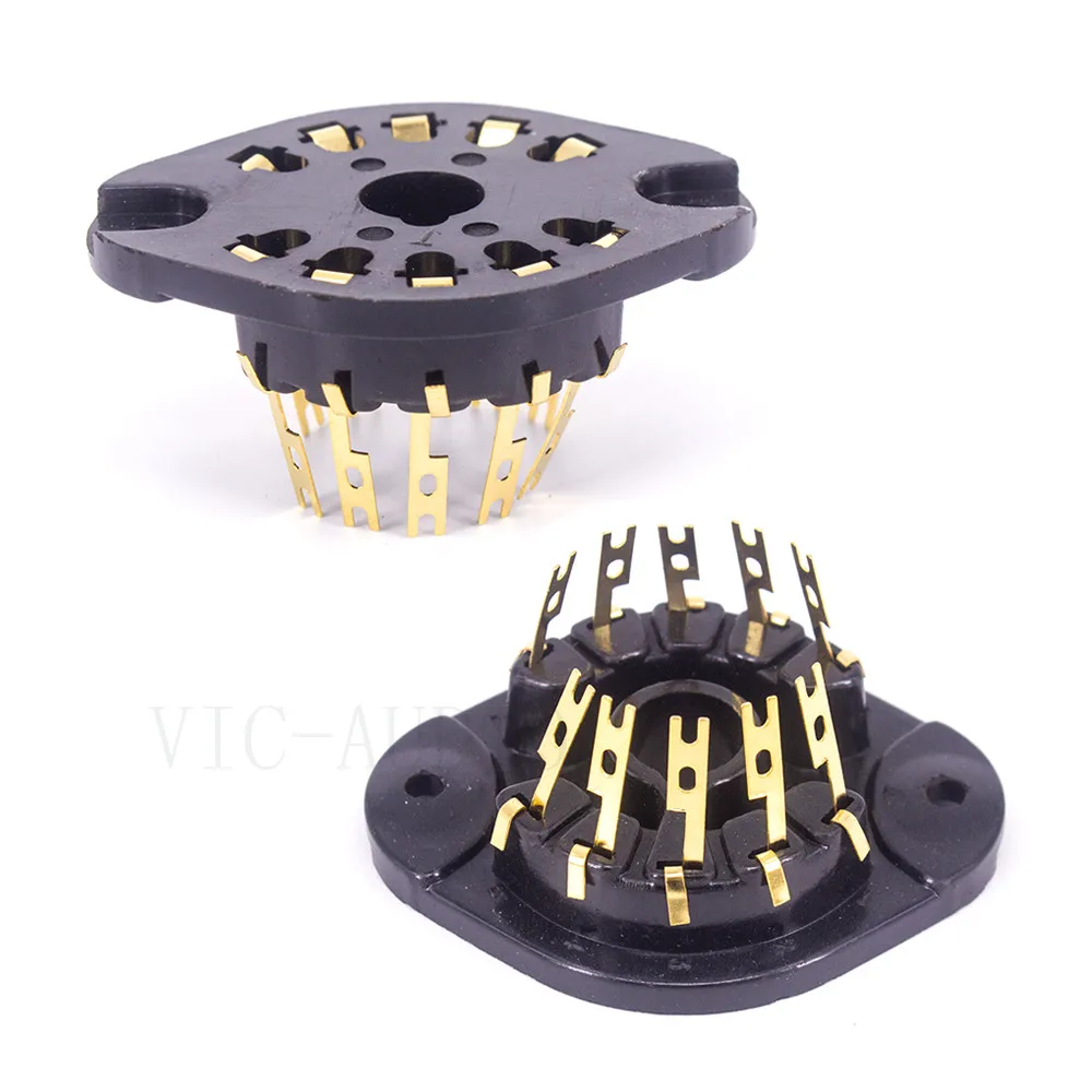 2PCS Bakeliteวาล์วหลอดTUS-Y10สำหรับEL12 EL156 ECL11 AZ11 AZ12 EZ150สูญญากาศเครื่องขยายเสียงหลอดVintageเสียงDIY