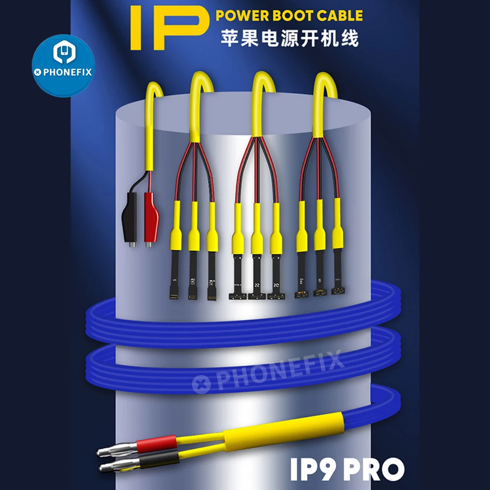 Mechanical IP9 PR0 Kabel Daya Ponsel Kabel Uji Catu Daya untuk IP 5-IP 12 PRO MAX untuk Ipad Mini Kabel Uji Baterai Kabel Boot Up Line