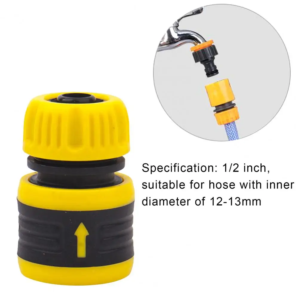 Leak-Proof  Sturdy Threaded Tap Hose End Connector Reliable Operation Pipe Connector Impact Resistant   for Plants Watering