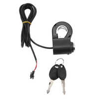 12/24/36/48V Universal Electric Scooters Thumb Lock Kit with Handlebar Switch Electric Scooters Accessory
