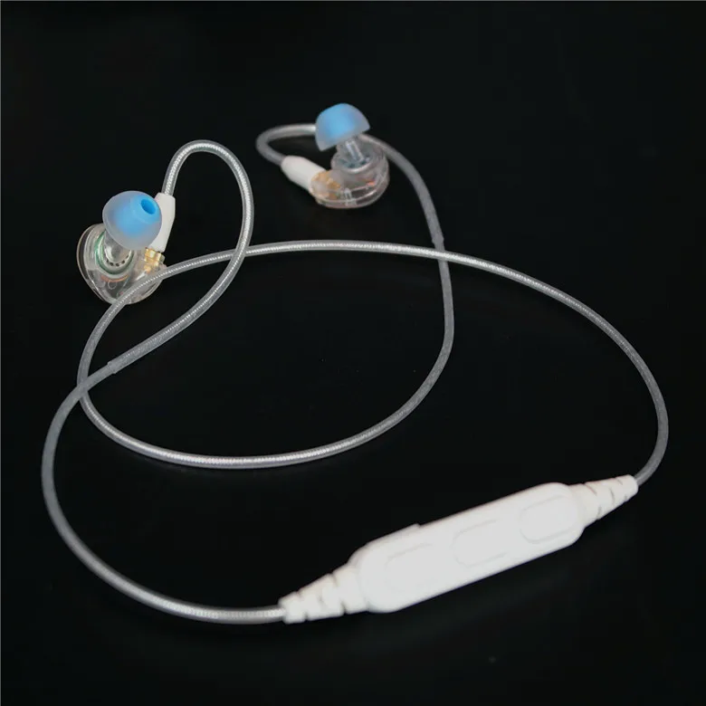 Wireless Headset Cable Bluetooth5.0 Earphone Cable MMCX Upgrate Cable Line for SE215 315 535 846 UE900 Universal Mmcx Cable