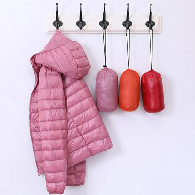 Lightweight Women\'s Duck Down Jacket Warm Winter Autumn Feathers Coat Female Puffer Quilted Clothes for Girls New