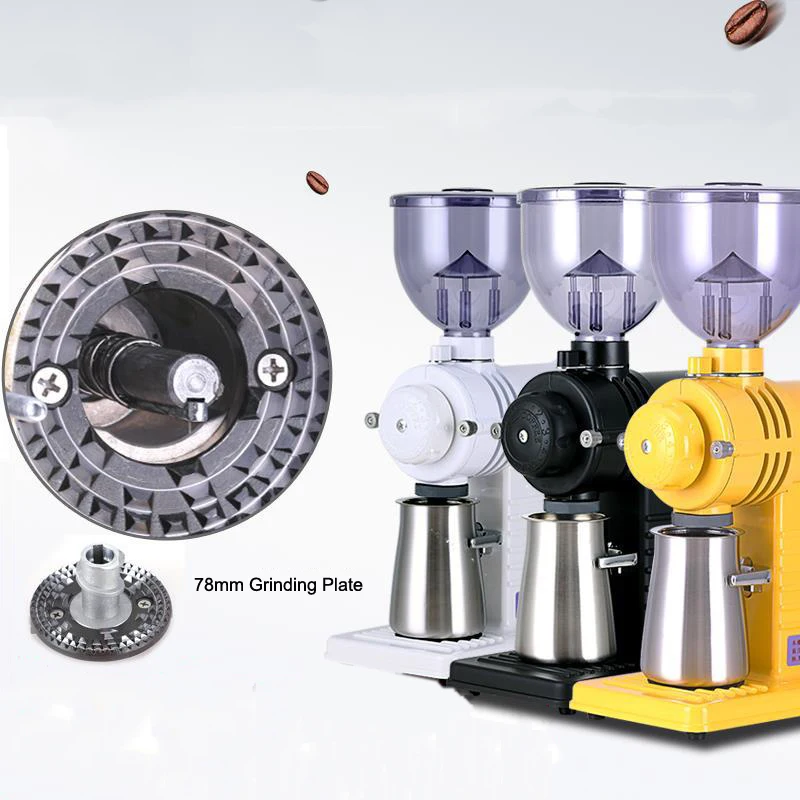 مطحنة بن كهربائية آلة حبوب البن الجسيمات التلقائي بالكامل انفصال 10 ملف قابل للتعديل قدرة عالية 220 فولت/110 فولت