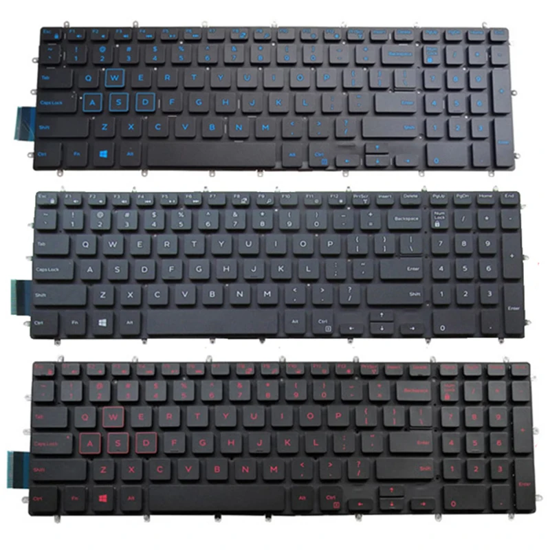 US English Backlit Laptop Keyboard Replacement For Dell G3 15 3590 3579 3779 G5 15 5590 G7 15 7588 17 7790 G7 15 7590