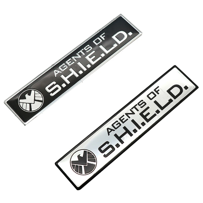 Metal car Sticker Trail Rated for AGENTS OF SHIELD Emblem Badge For Car Motorcycle The Eagle Logo Car Styling Stickers