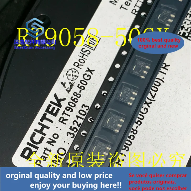 10-20pcs 100% orginal and new RT9058-50GX RICHTEK SOT  RT9058-50 silk-screen 02=  best qualtiy