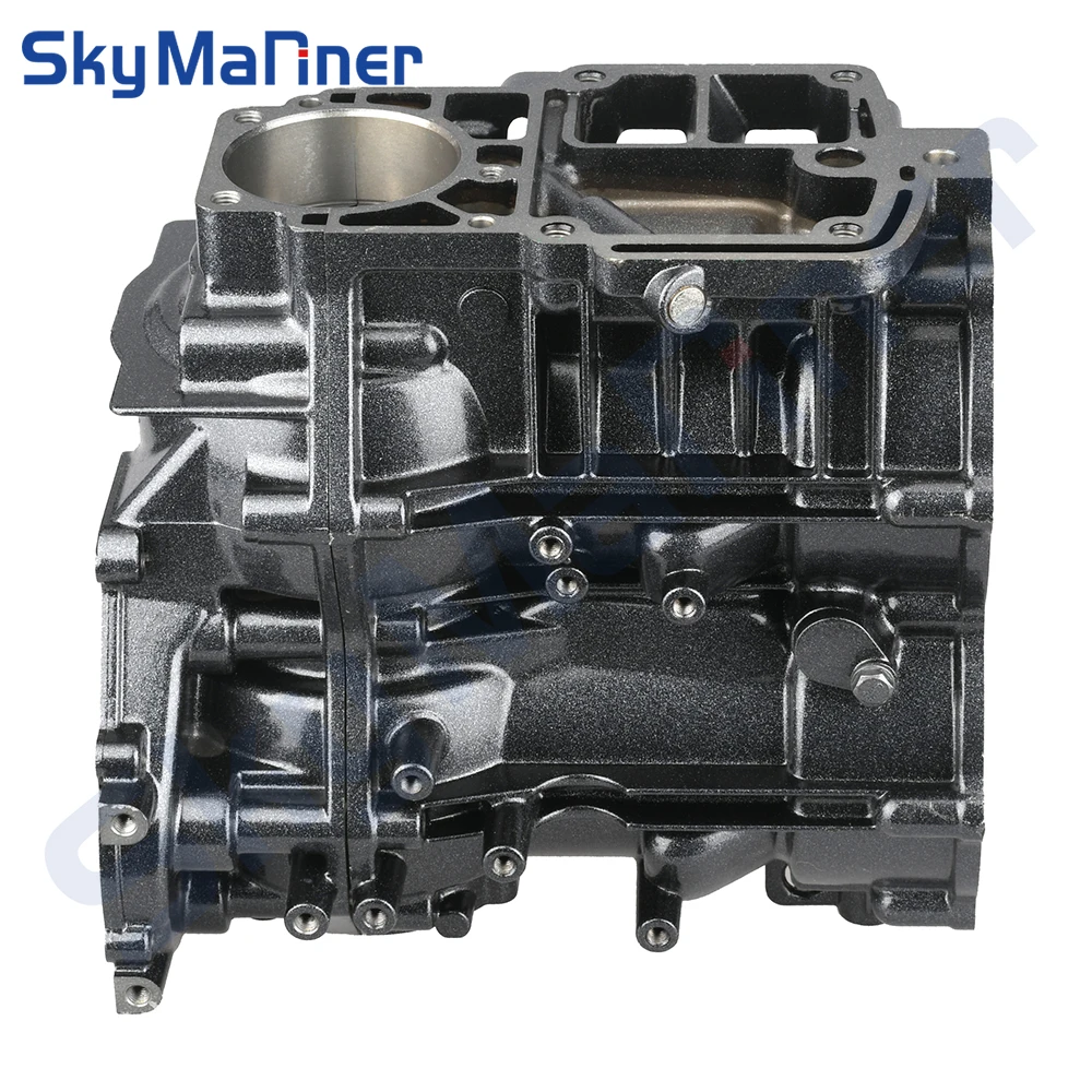 69P-15100-00-1S Full Set Crank Case With Sleeve For 25HP 30HP Yamaha Outboard Engine 61N 69P Model 2 Storke 61N-15100 Boat Motor
