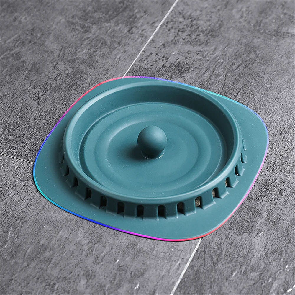 Floor Drain Cover Strainer Kitchen Sink Filter Shower Drain Hair Catcher Stopper Deodorant Anti-Clogging Bathroom Accessories