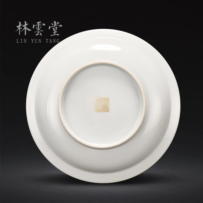 osmanthus flower pot bearing jingdezhen handmade ceramic decoration as sat dish dish study furnishing articles