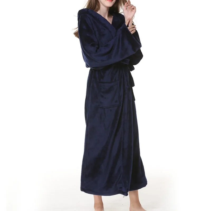 Autumn winter Women\'s bathrobe 10XL 9XL 8XL 7XL 6XL Bust 150cm plus size Sleepwear women