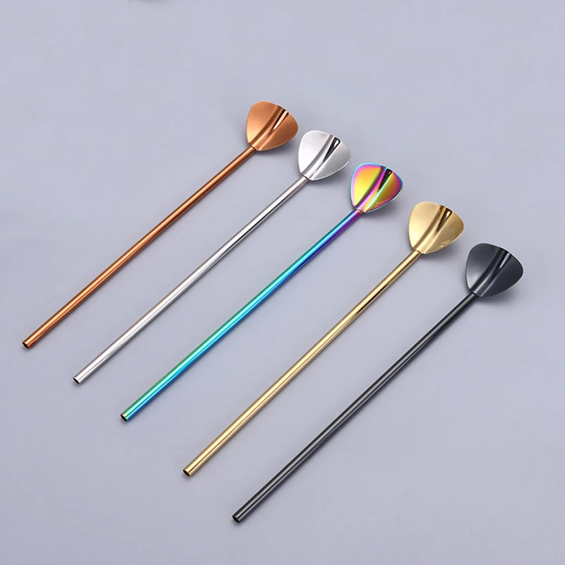 304 Stainless Steel Yerba Mate Straw Filter Spoons Drinking Straw Tea Tools Strainer For Coffee Juice Tea Scoop Stirring Spoon