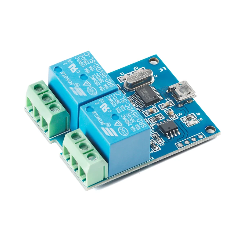 USB Relay Module CH340 USB Intelligent Control Switch 10A 250VAC 30VDC Over-Currentelay LCUS-1/LCUS-2 /LCUS-4/LCUS-8 Smart Home