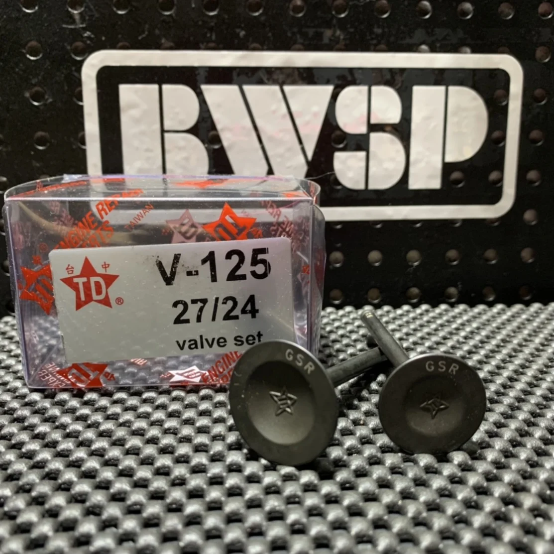 

Valves Set ADDRESS V125 EX24/IN27 Racing Size
