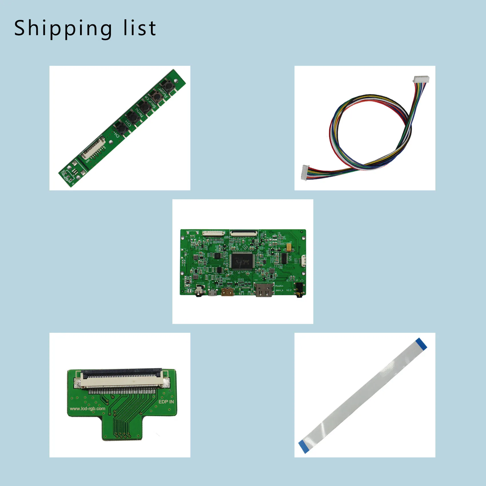 Imagem -06 - Hd-mi Lcd Controller Board Compatível com 12 Tela Lcd 2160x1440 Ltl120ql01