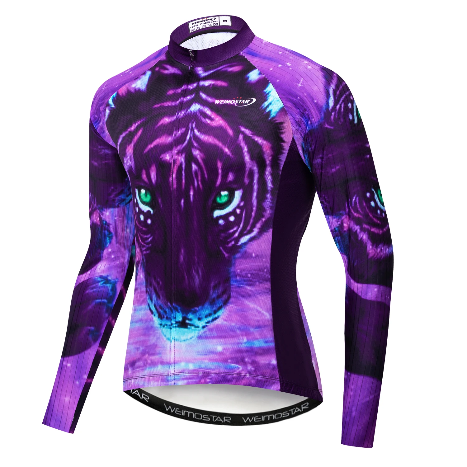 Autumn Bike Long Sleeve Cycling Jersey Men Shirt Wear Maillot Ciclismo Long Motocross Jersey Top Mtb Bicycle Clothing Tiger