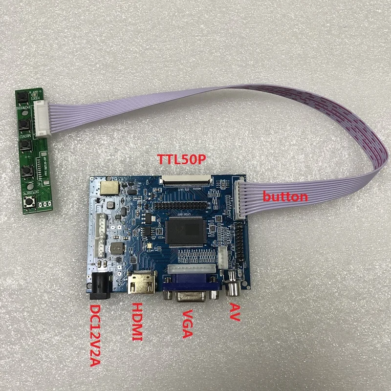 Il kit hdmi + vga + av è adatto per scheda di controllo universale kit driver scheda monitor pannello schermo monitor remoto LVDS fai da te